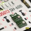 KELIK K35013 SH-60B INTERIOR 3D DECALS FOR KITTY HAWK KIT 1/35